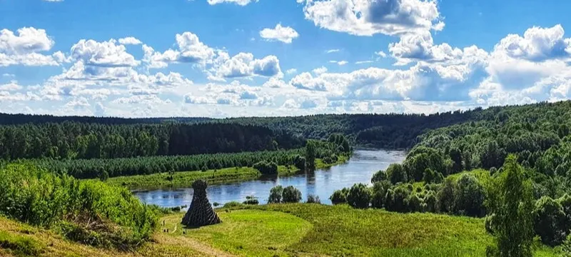 Поход на байдарках по реке Угра с посещением арт-парка Никола-Ленивец и походной баней поход
